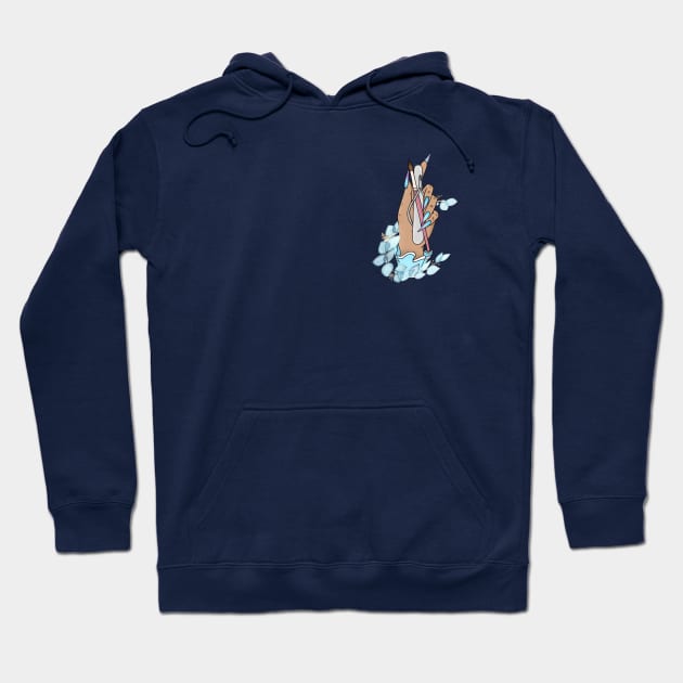 Brush in hand Hoodie by MissKriss